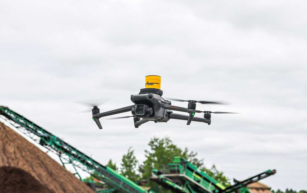 drones na construção